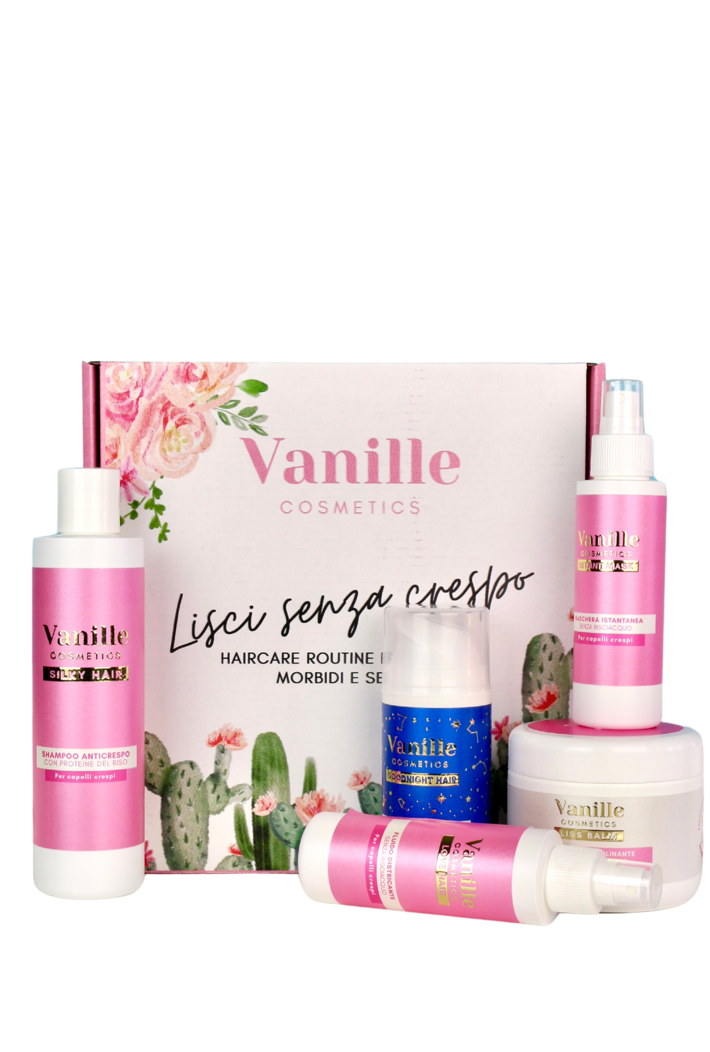 Lisci senza crespo Box Capelli Crespi