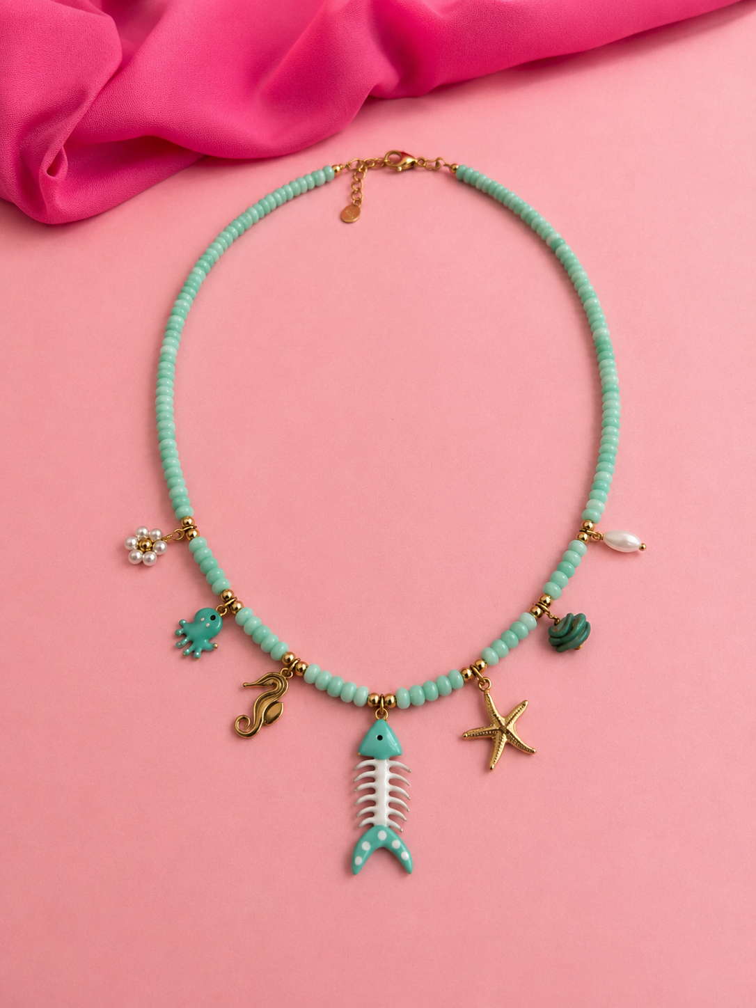 Collana con perline Sirena