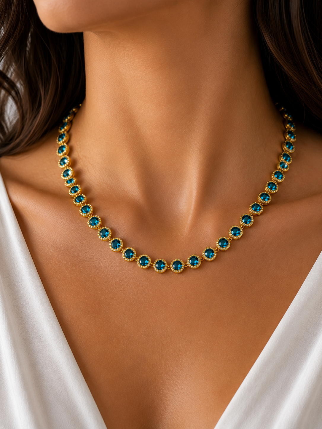 Collana Kim Azzurra
