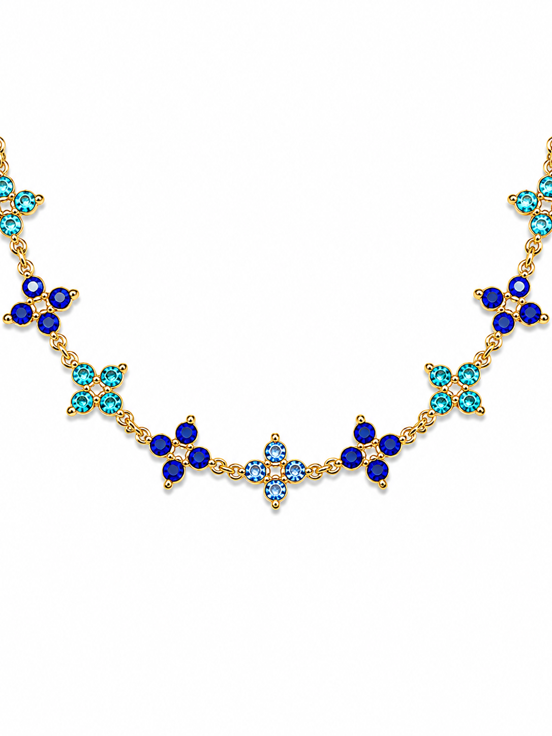 Collana Fiore blu