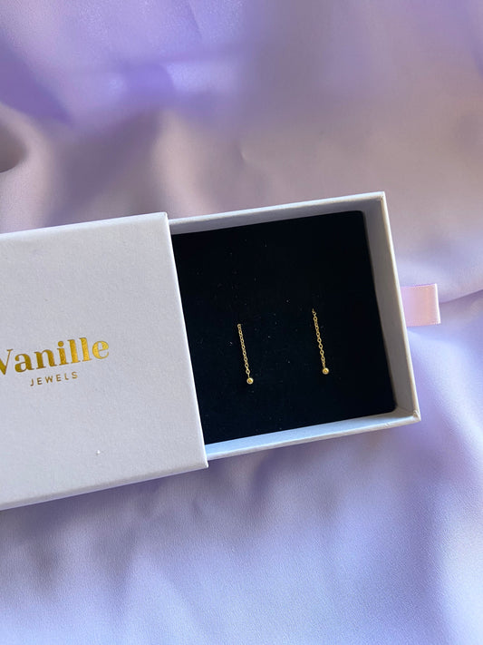 Orecchino sali e scendi Rosy