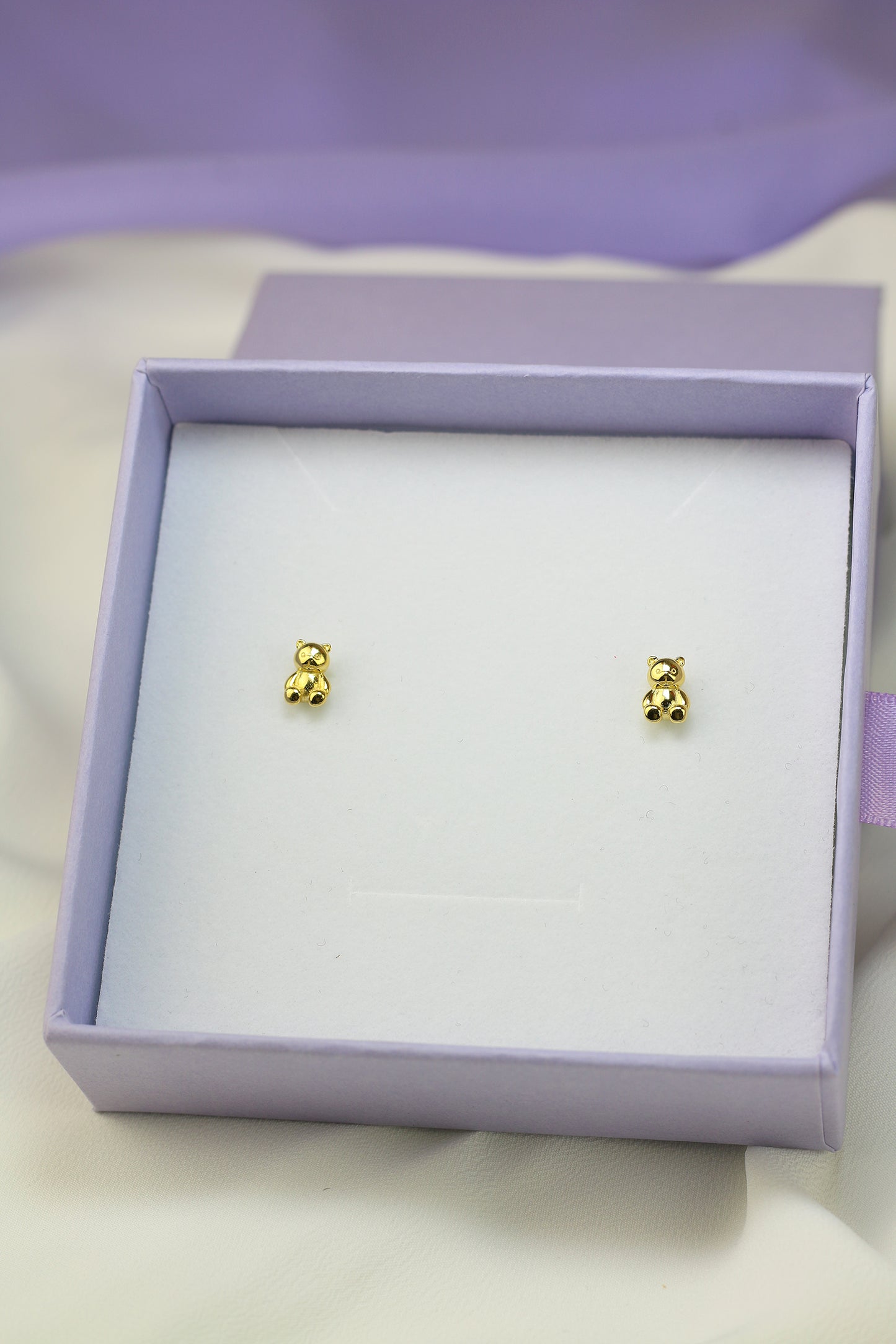 Orecchini Teddy placcato oro