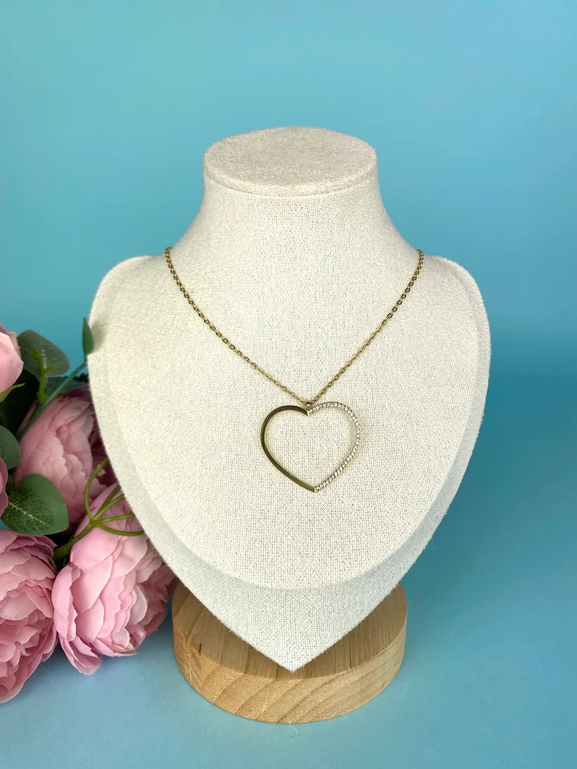 Collana Cuore brillante