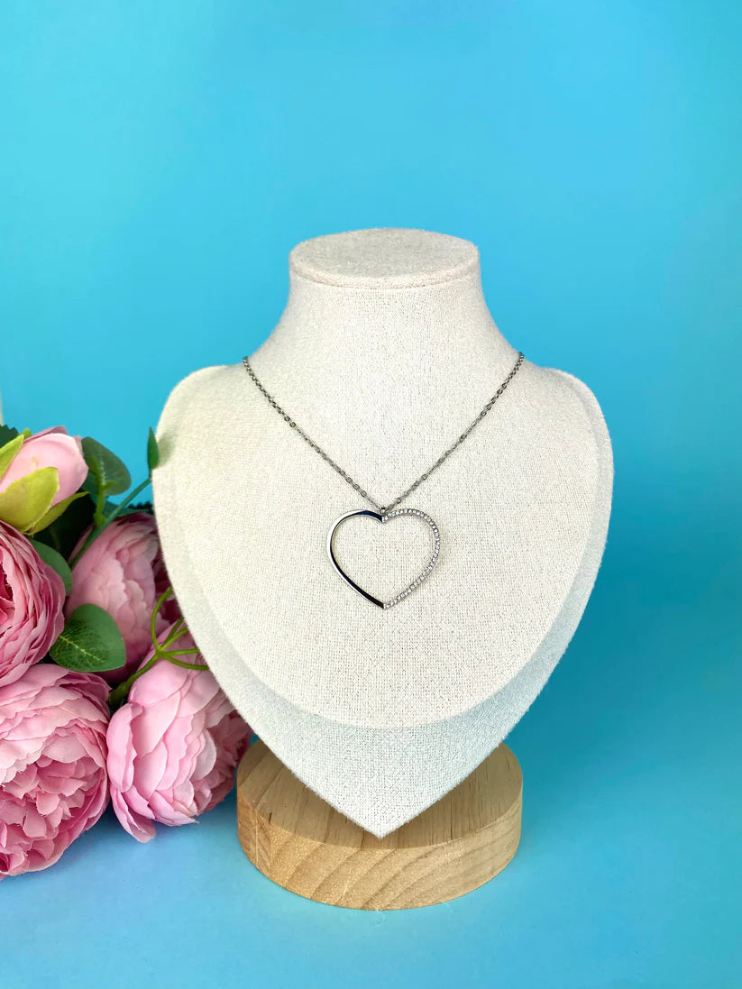 Collana Cuore brillante