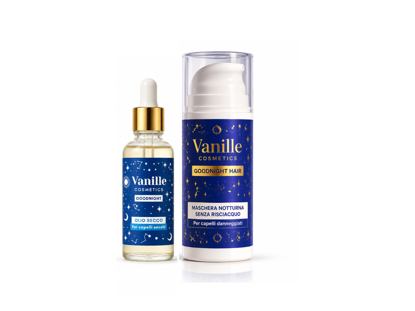 Kit Lunghezza e Capelli Protetti: Maschera Goodnight + Olio secco