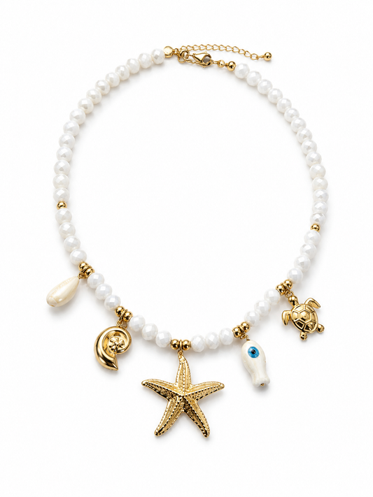 Collana con perle Maldive