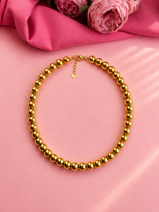 Collana a sonagli Fabiola grande oro