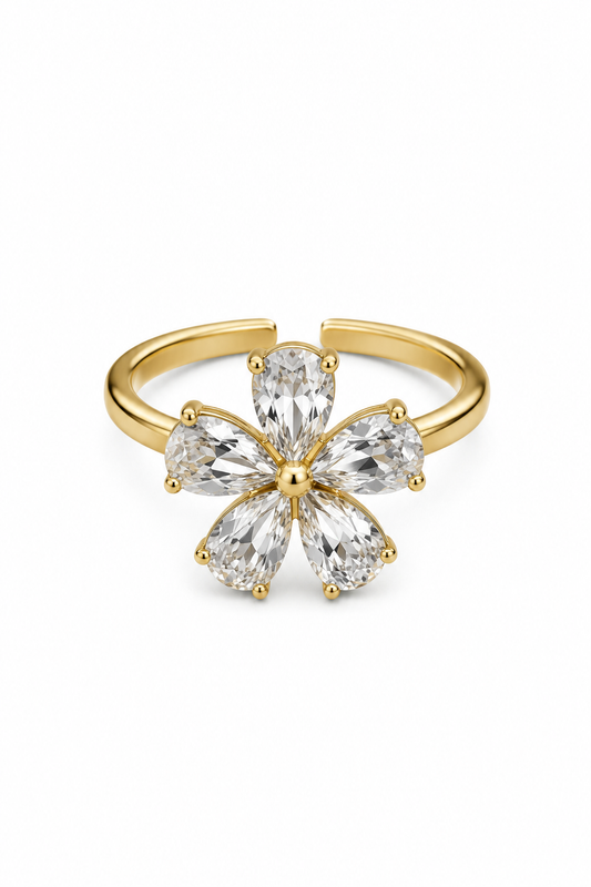 Anello Fiore d'Ibisco