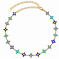Collana Fiore blu