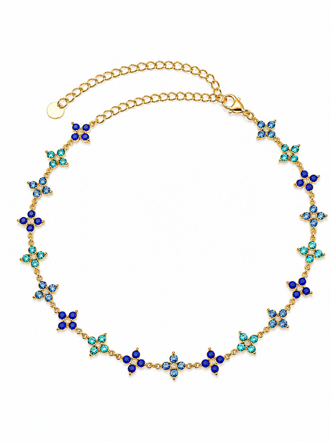 Collana Fiore blu