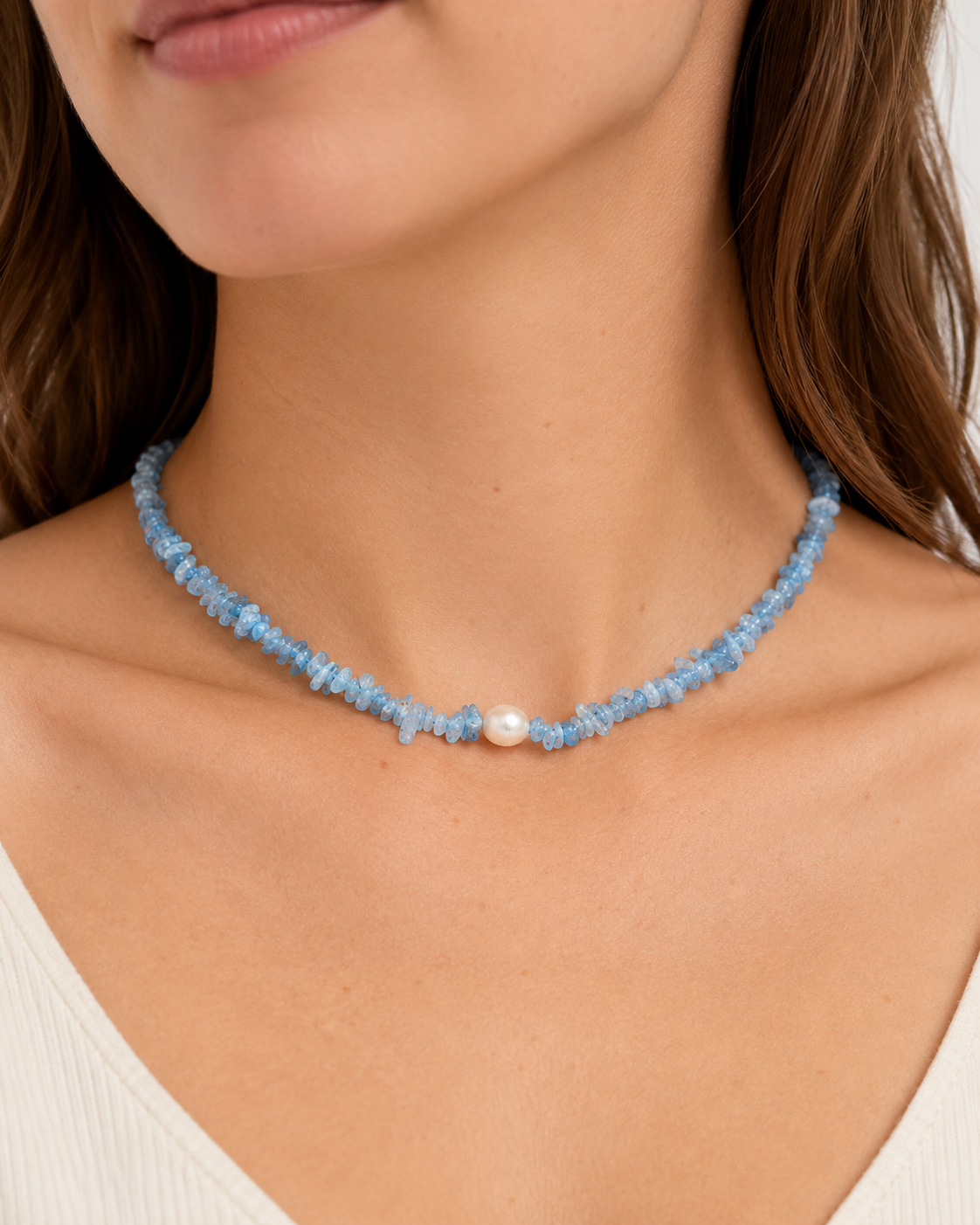 Collana Acqua Marina