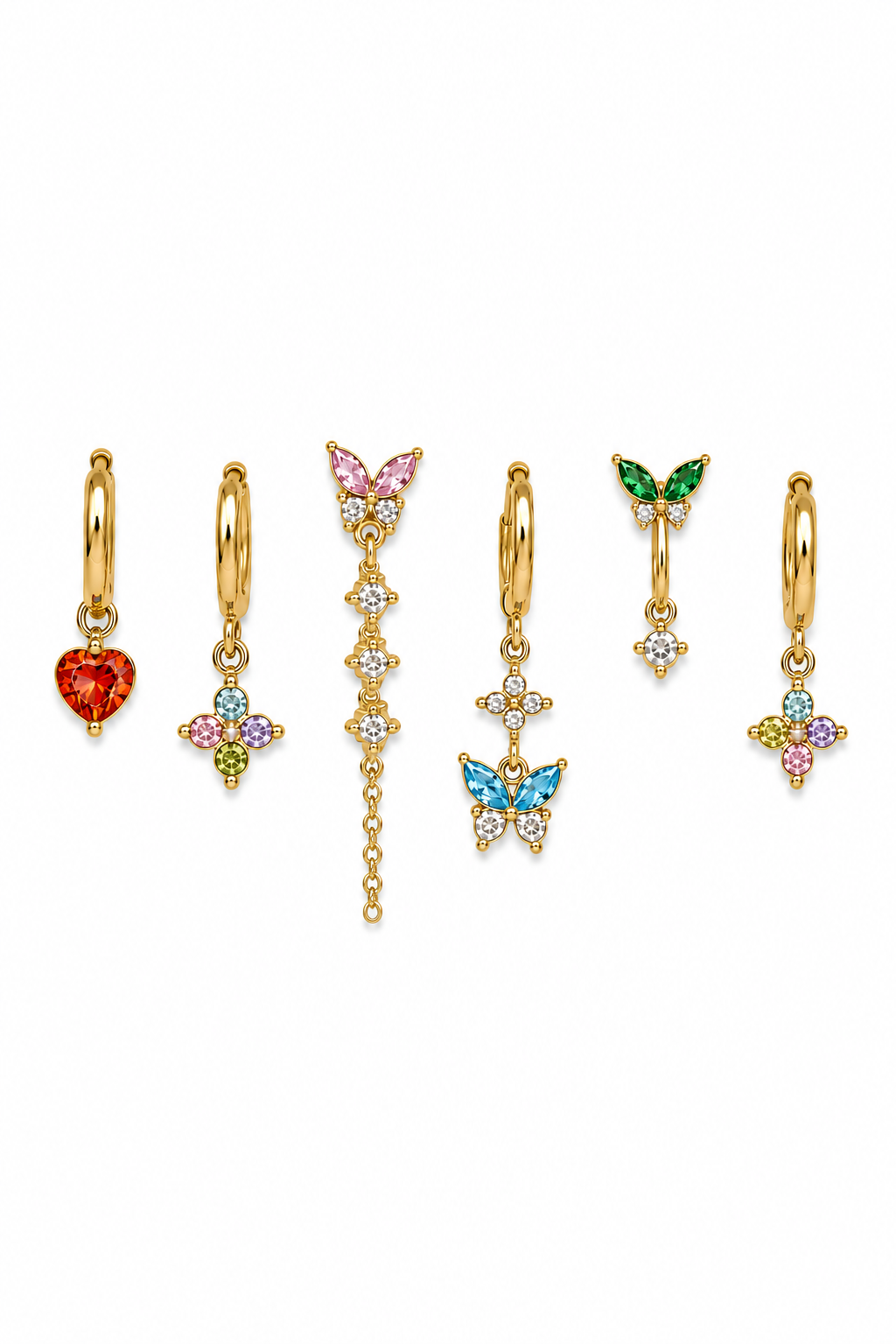 Set Orecchini Farfalla