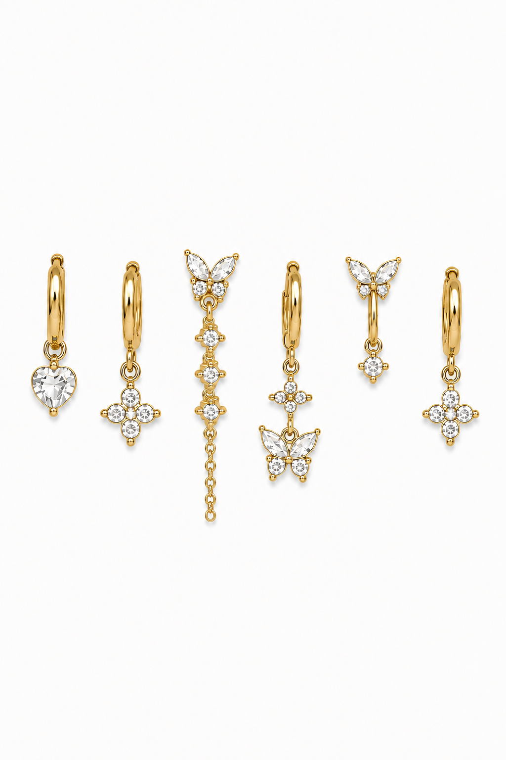 Set Orecchini Farfalla