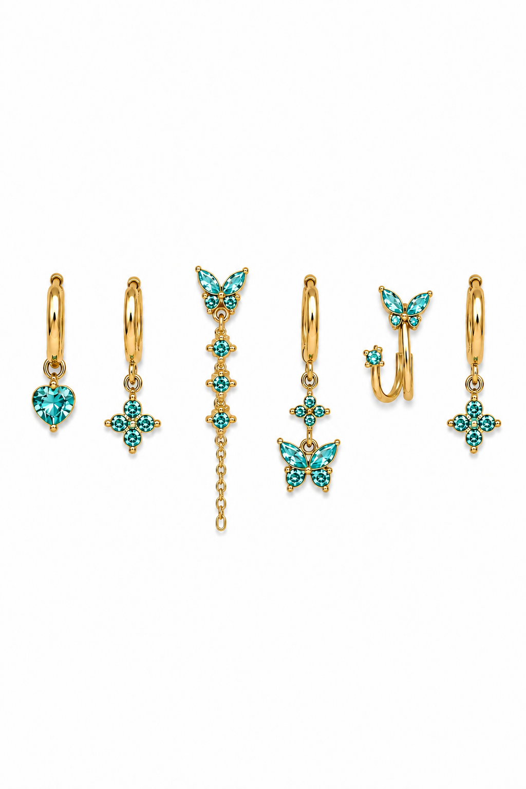 Set Orecchini Farfalla