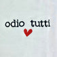 T-shirt "odio tutti"