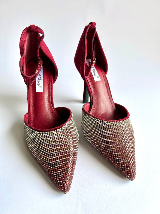 Scarpe décolleté cristallo