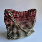 Borsa Luna con strass sfumati