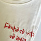 T-Shirt "Finché c'è vita c'è ansia"